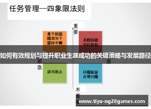 如何有效规划与提升职业生涯成功的关键策略与发展路径